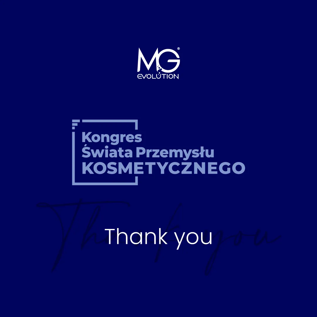 MG Evolution® as the honorary host at the Congress organized by the World of Cosmetic Industry.