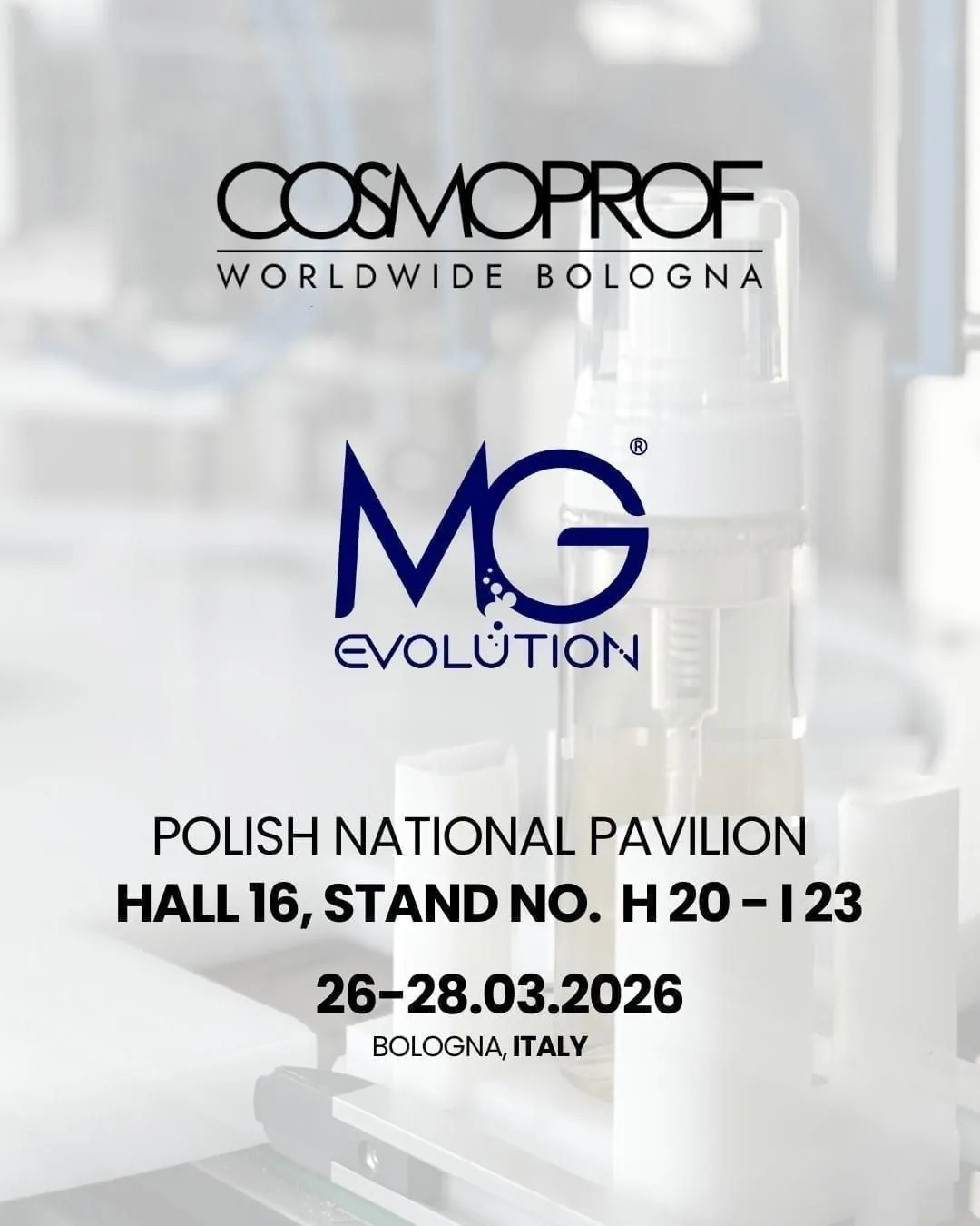MG Evolution na Cosmoprof Bologna 2026